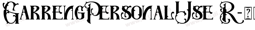 GarrengPersonalUse R字体转换